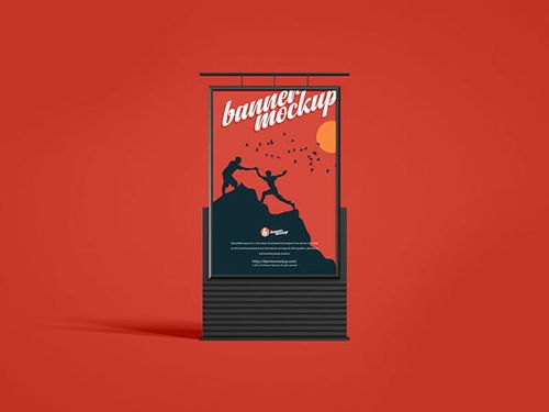 免費廣告展示橫幅樣機